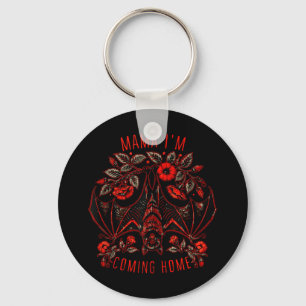Llavero Vintage Floral Mama Vino A Casa Bat Funny F