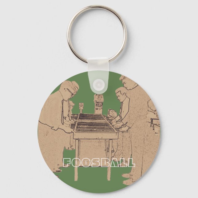 LLAVERO VINTAGE FOOSBALL FUZBOLL FOTO TABLE FOOTBALL (Anverso)