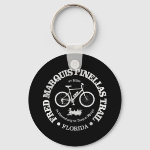 Llavero Vintage Fred Marquis Pinellas Trail Ciclismo Flori