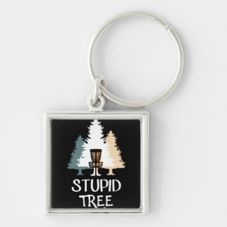 Llavero Vintage Frisbee Disc Golf Stupid Tree
