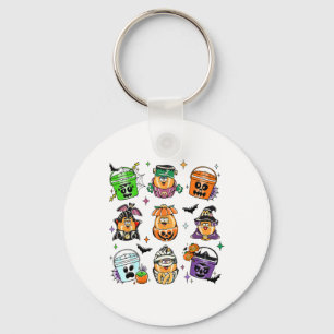 Llavero Vintage Funny Nuggets Comida Bucket Halloween Spoo
