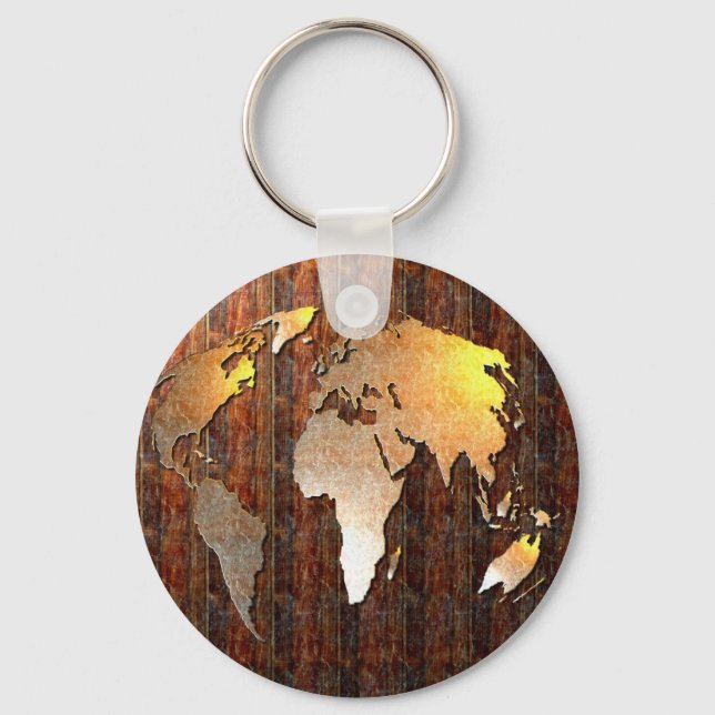 Llavero Vintage Globe (Anverso)