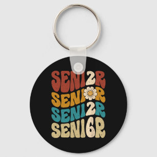 Llavero Vintage Groovy Senior 2026 Cl de 2026 Graduación G