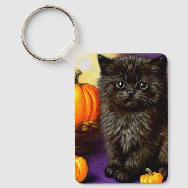 Llavero Vintage Halloween Kitten (Anverso)