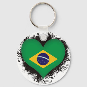 Llavero Vintage I Love Brazil