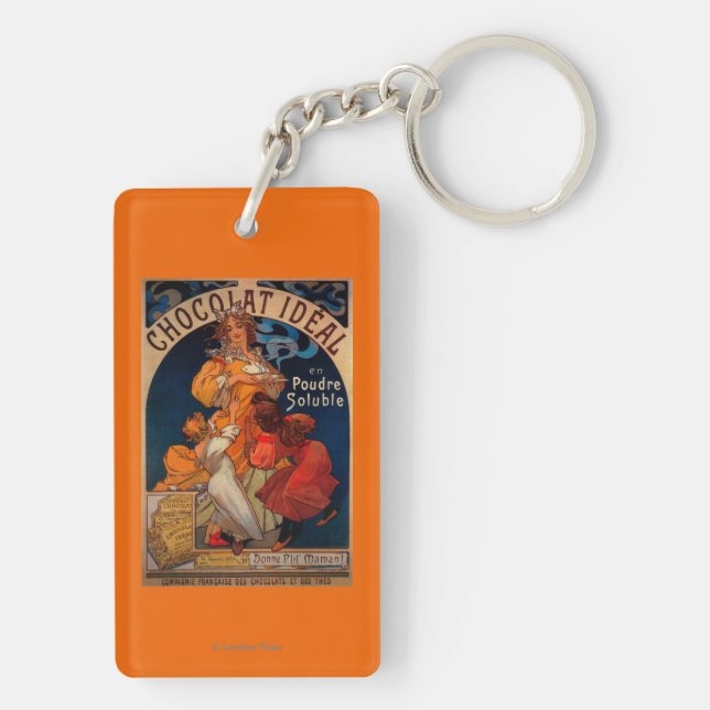 Llavero Vintage ideal PosterEurope de Chocolat (Atrás)