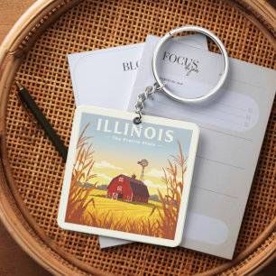 Llavero Vintage Illinois