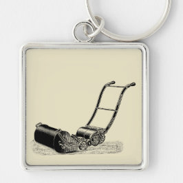 Llavero VINTAGE ILUSTRACION British Lawn Mower Keychain