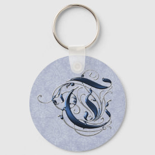 Llavero Vintage Inicial T