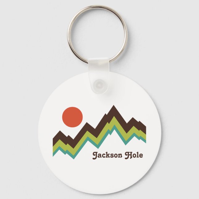 Llavero Vintage Jackson Hole (Anverso)