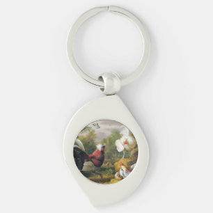 Llavero Vintage Jakob Bogdani La lucha de los Cockrels