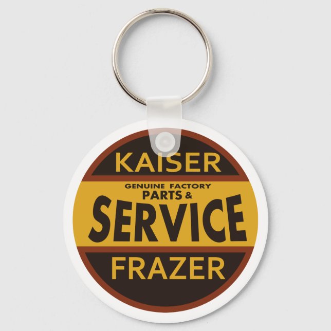 Llavero Vintage Kaiser Frazer Service Sign (Anverso)