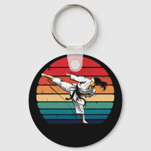 Llavero Vintage Karate Martial Arts Women