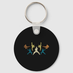 Llavero Vintage Karate Taekwondo Artes marciales mixtas Mm