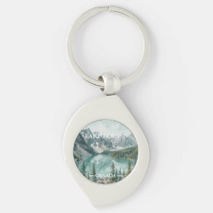 Llavero Vintage Lake Louise Canada Travel Graphic