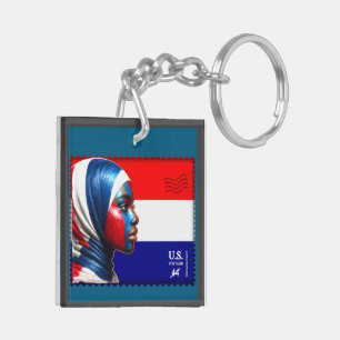 Llavero Vintage L'Amerique - Mslm Acrylic Keychain