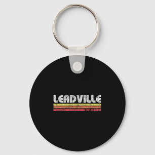 Llavero Vintage Leadville Colorado Retro Ski Bicicleta