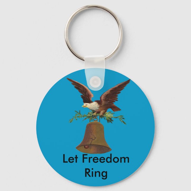 Llavero Vintage Let Freedom Ring (Anverso)