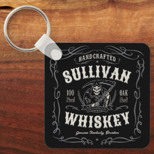 Llavero Vintage Liquor AÑADIR NOMBRE Old Grim Reaper Whkey