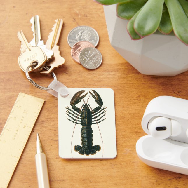 Llavero Vintage Lobster, Marine Ocean Life Crustacean (Escritorio )
