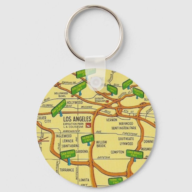 Llavero Vintage Los Angeles (Anverso)