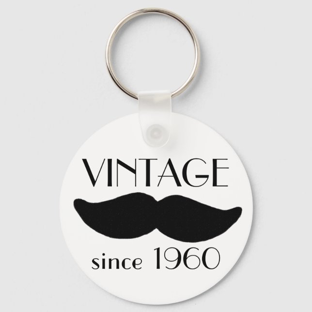 Llavero VINTAGE Mustache (Anverso)