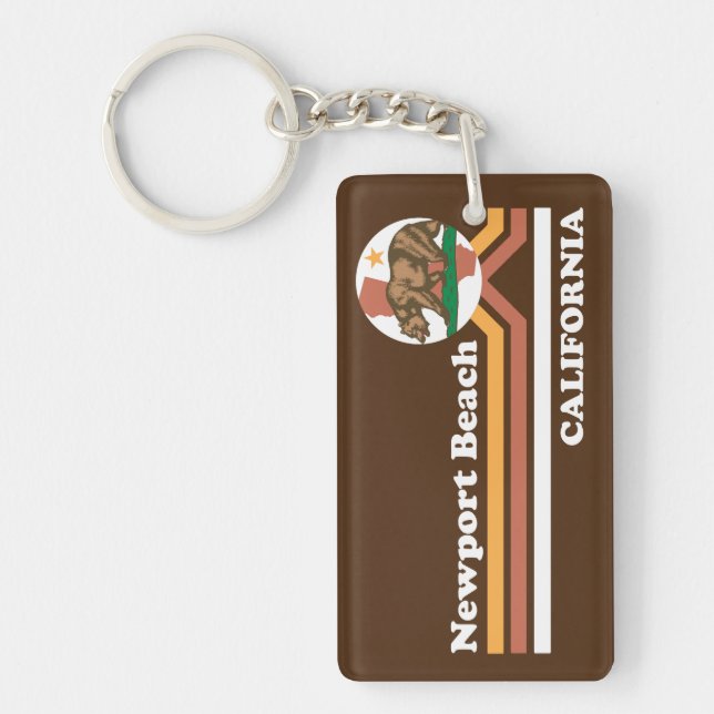 Llavero Vintage Newport Beach California (Frente)