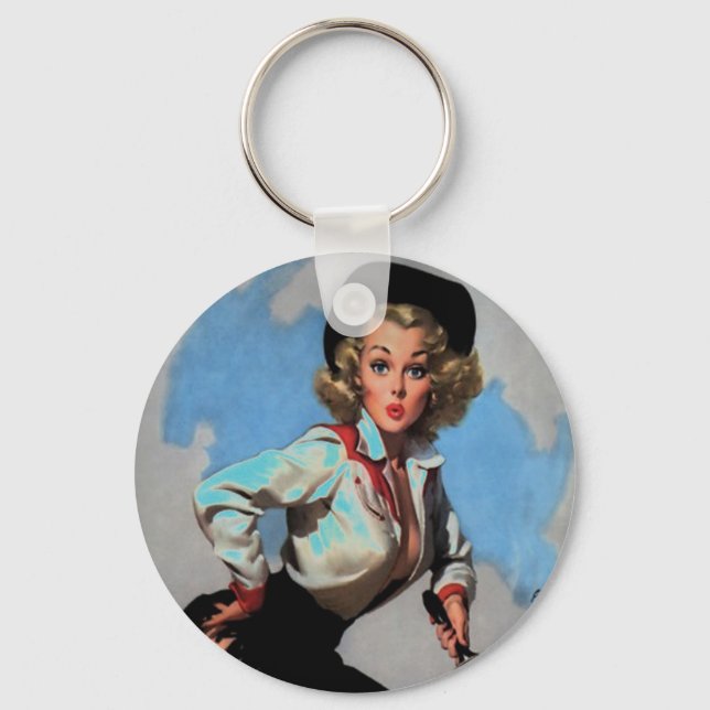 Llavero Vintage occidental (Anverso)