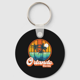 Llavero Vintage Orlando Florida Summer Vacation Beach Souv
