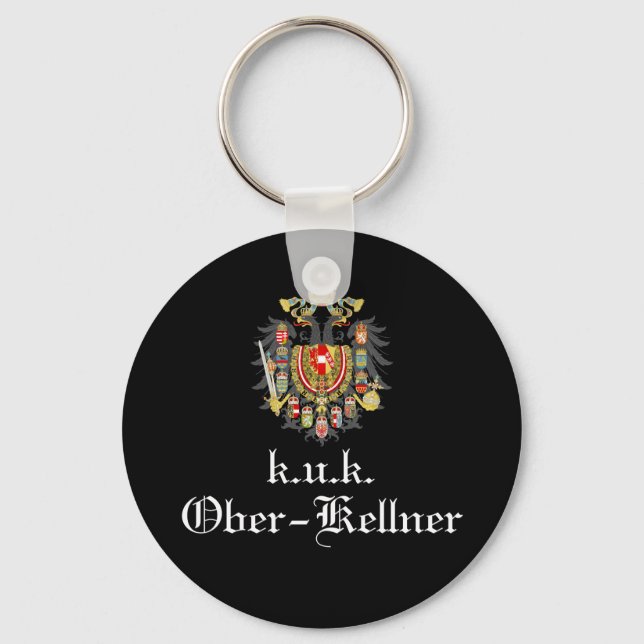 Llavero Vintage Österreich Kaiser Ober Kellner (Anverso)