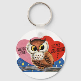 Llavero Vintage Owl Valentine