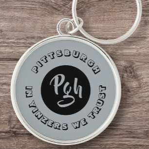 Llavero Vintage, Personalizado deportivo Pgh Yinzer