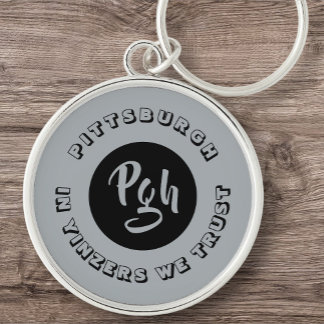 Llavero Vintage, Personalizado deportivo Pgh Yinzer