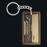 Llavero Vintage radio<br><div class="desc">Radio caduca “Nordmende Tannhäuser” del medio 20. Siglo</div>