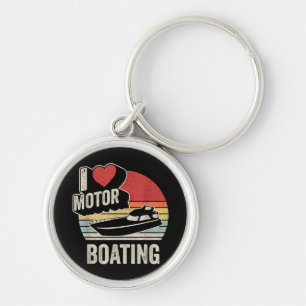 Llavero Vintage Retro Me Encanta El Motor De Barco Diverti