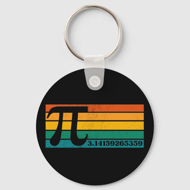 Llavero Vintage Retro Pi (Anverso)