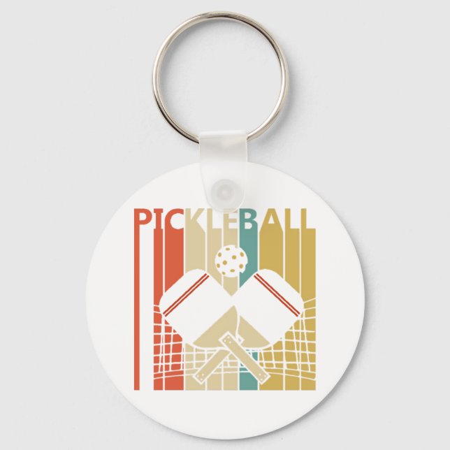 Llavero Vintage Retro Pickleball (Anverso)
