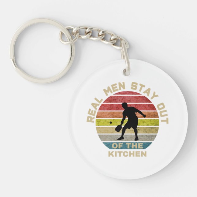 Llavero Vintage Retro Pickleball Funny (Frente)