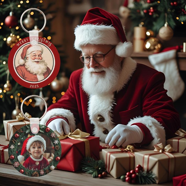 Llavero Vintage Retro Santa (Subido por el creador)