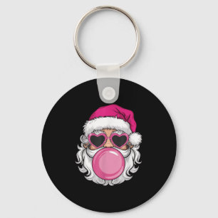 Llavero Vintage Retro Santa Navidades Bubble Gum Nk Sungle