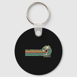 Llavero Vintage Retro vacaciones veraniegas Alabama Golfo