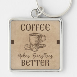 Llavero Vintage rubio marrón