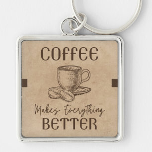 Llavero Vintage rubio marrón