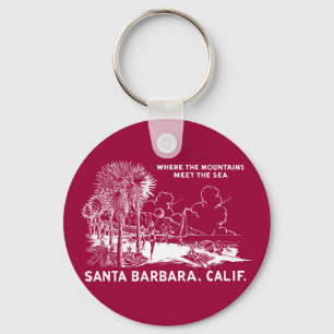 Llavero Vintage Santa Barabara California