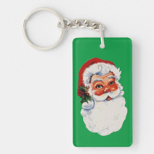 Llavero Vintage Santa Face (Frente)