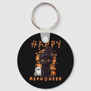 Llavero Vintage Scary Halloween Black Cat Costume