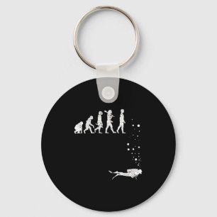 Llavero Vintage Scuba Diving Evolution Funny Diver Gift Di