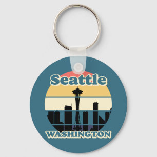 Llavero Vintage Seattle Washington