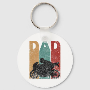 Llavero Vintage Sport Bike Dad Day Gift Moto de ciclismo