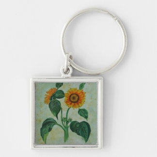 Llavero Vintage Sunflowers Arte Botánico